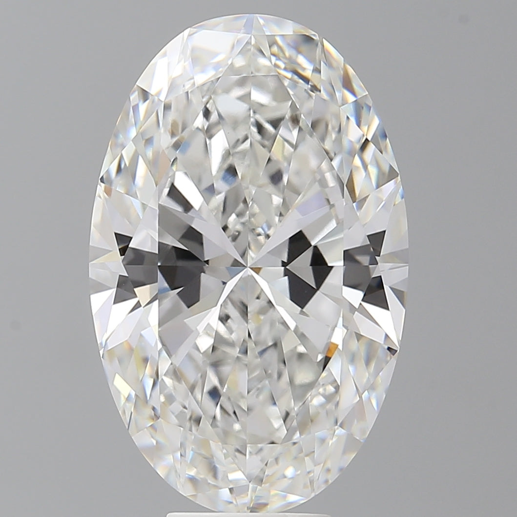 9.41 Carat Oval Shaped, Ideal Cut, F Color, VVS2 Clarity, IGI Certified Lab Grown Diamond