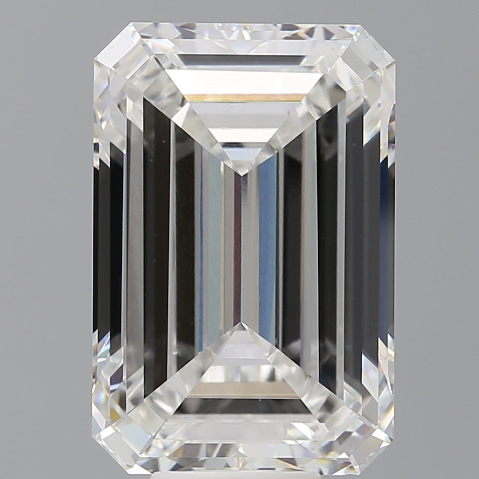 11.54 Carat Emerald Shaped, Excellent Cut, F Color, VS1 Clarity, IGI Certified Lab Grown Diamond