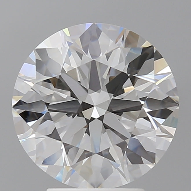 4.00 Carat Round Shaped, Ideal Cut, E Color, VVS2 Clarity, IGI Certified Lab Grown Diamond