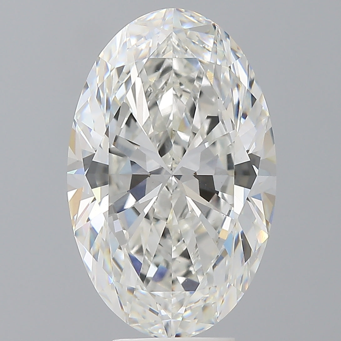 6.56 Carat Oval Shaped, Ideal Cut, F Color, VVS2 Clarity, IGI Certified Lab Grown Diamond