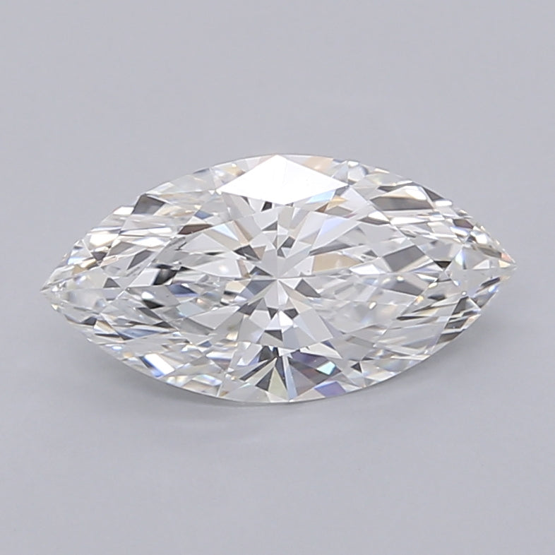 1.53 Carat Marquise Shaped, Ideal Cut, E Color, VVS2 Clarity, IGI Certified Lab Grown Diamond