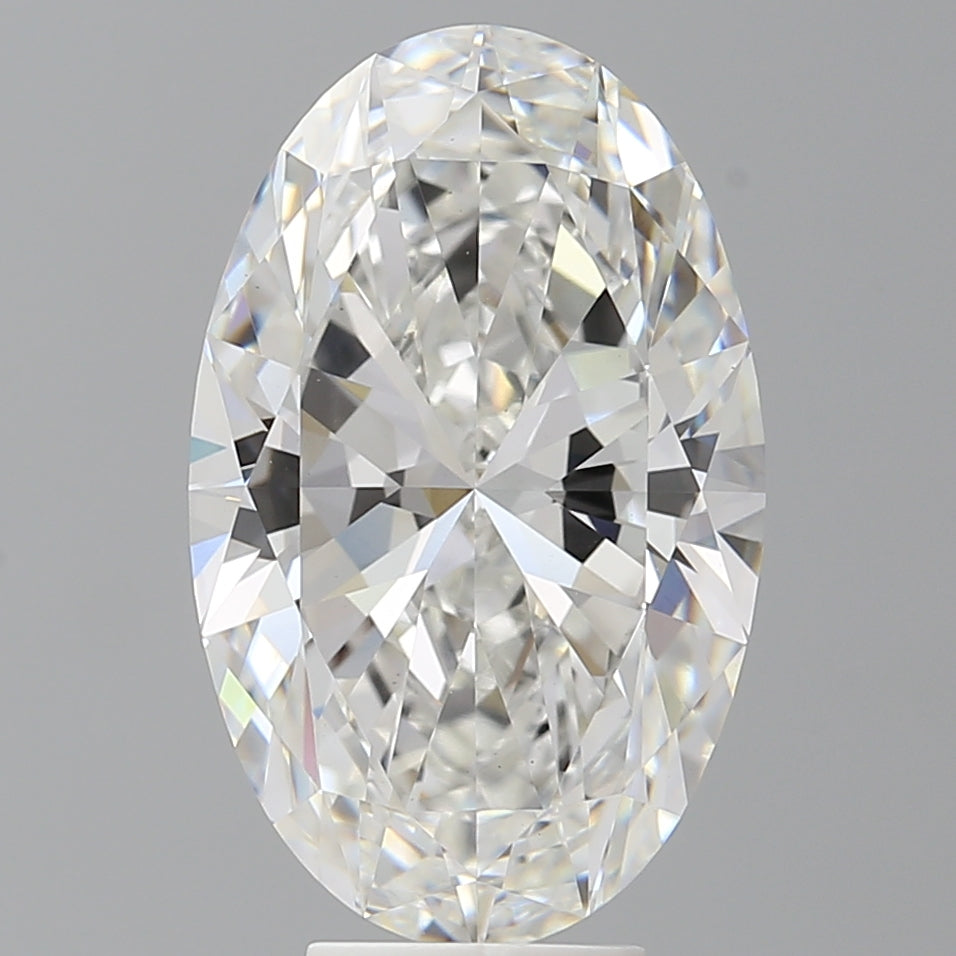 6.57 Carat Oval Shaped, Ideal Cut, F Color, VVS2 Clarity, IGI Certified Lab Grown Diamond