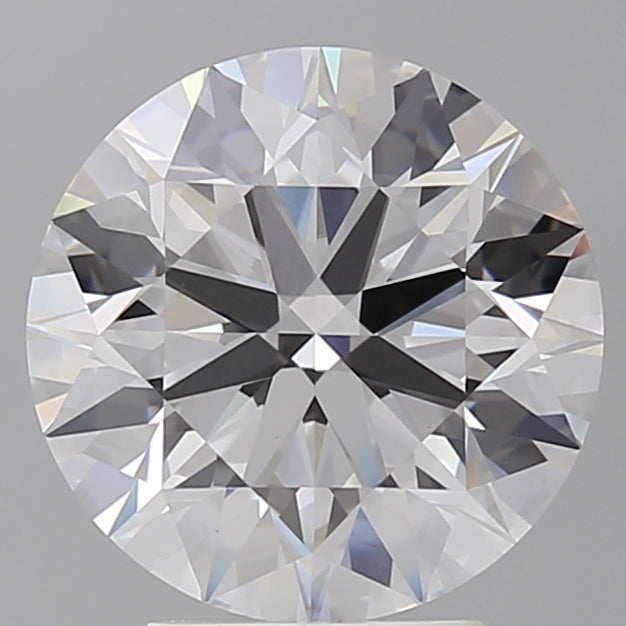 4.02 Carat Round Shaped, Ideal Cut, E Color, VVS2 Clarity, IGI Certified Lab Grown Diamond