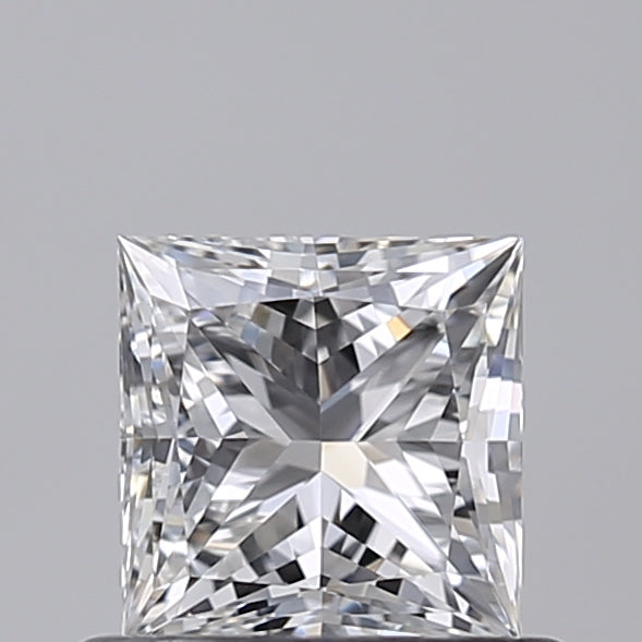 0.62 Carat Princess Shaped, Ideal Cut, E Color, VVS1 Clarity, IGI Certified Lab Grown Diamond