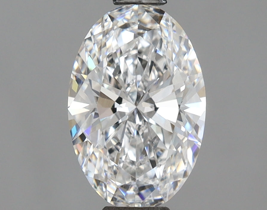 1.10 Carat Oval Shaped, Ideal Cut, D Color, VVS2 Clarity, IGI Certified Lab Grown Diamond