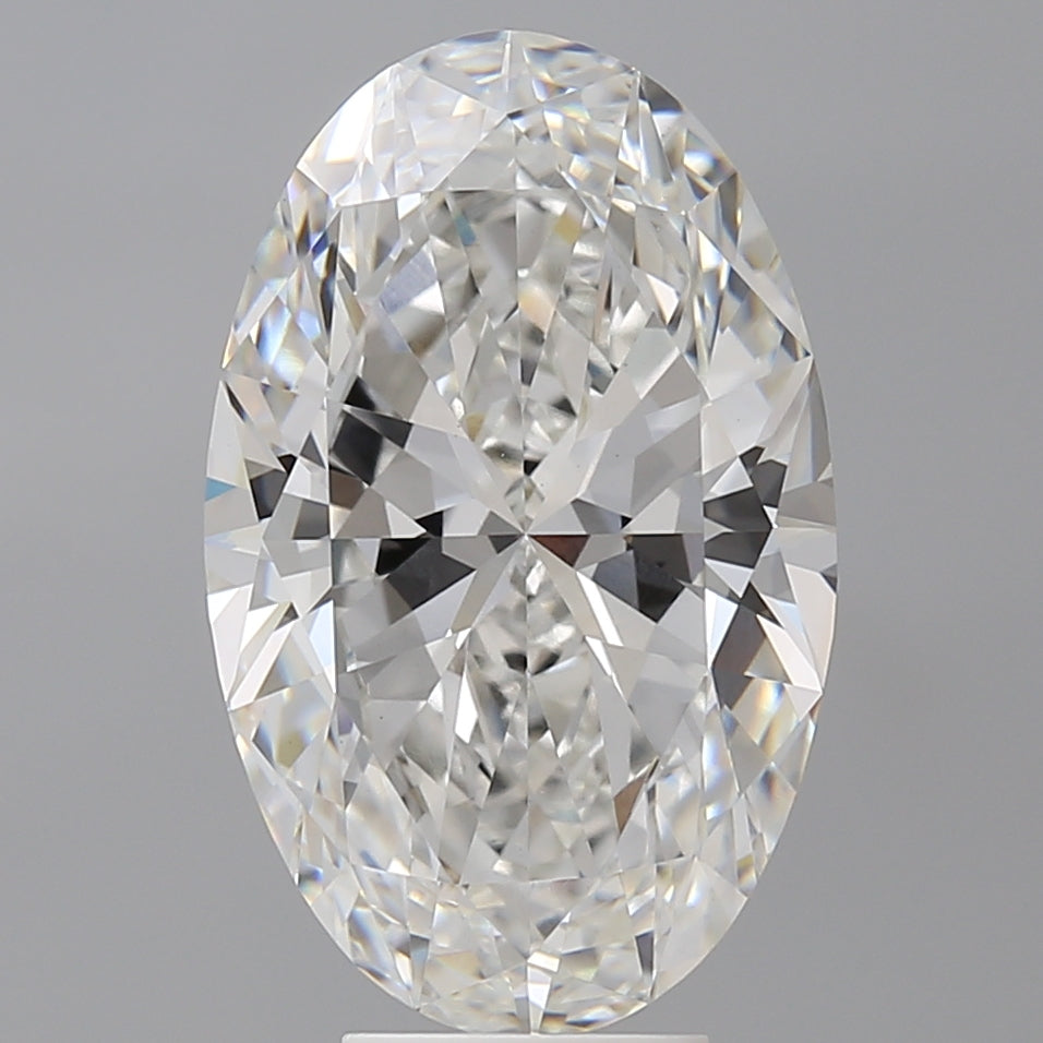 6.58 Carat Oval Shaped, Ideal Cut, E Color, VVS2 Clarity, IGI Certified Lab Grown Diamond