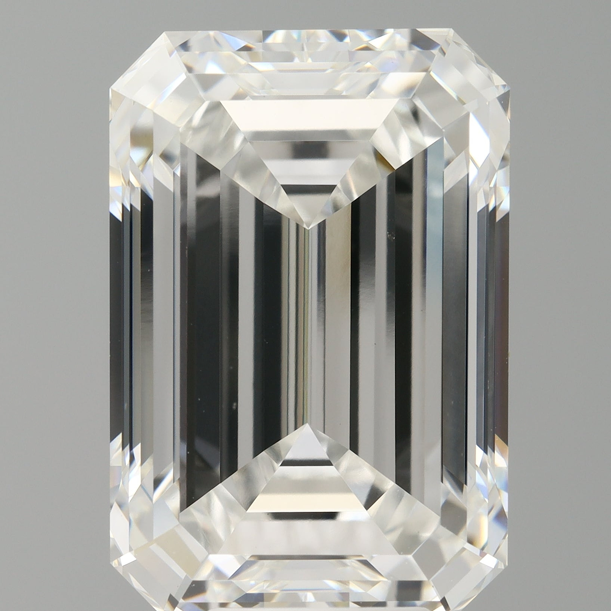 9.09 Carat Emerald Shaped, Ideal Cut, F Color, VVS2 Clarity, IGI Certified Lab Grown Diamond