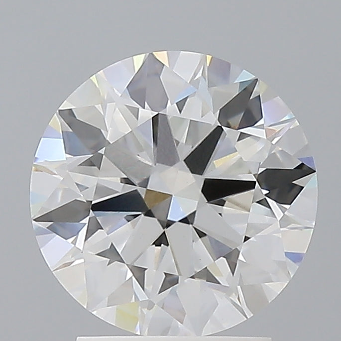 2.57 Carat Round Shaped, Ideal Cut, F Color, VVS2 Clarity, IGI Certified Lab Grown Diamond