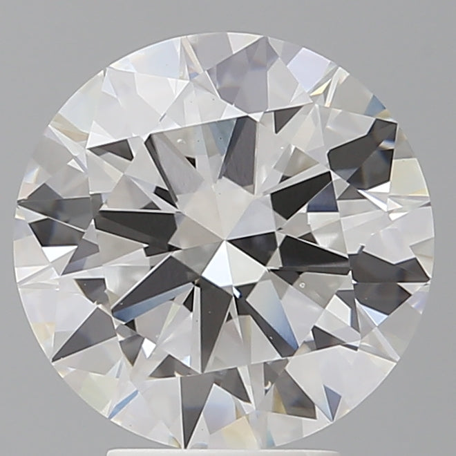 4.51 Carat Round Shaped, Excellent Cut, F Color, VS2 Clarity, IGI Certified Lab Grown Diamond