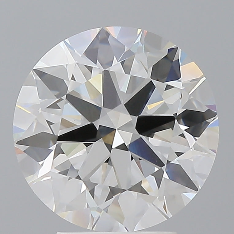 4.07 Carat Round Shaped, Ideal Cut, E Color, VVS2 Clarity, IGI Certified Lab Grown Diamond