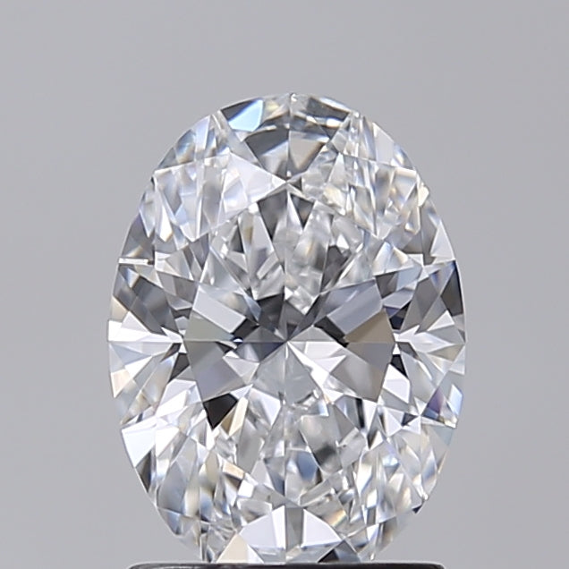 1.51 Carat Oval Shaped, Ideal Cut, D Color, VVS2 Clarity, IGI Certified Lab Grown Diamond