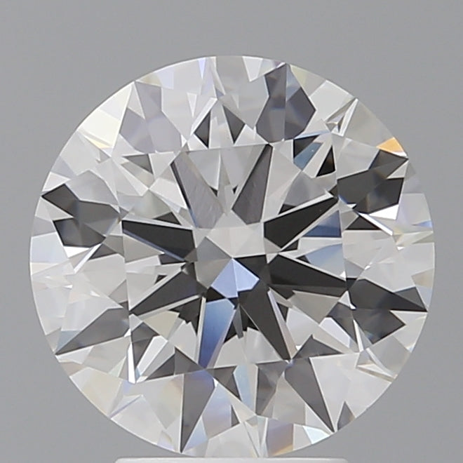 4.08 Carat Round Shaped, Ideal Cut, F Color, VVS2 Clarity, IGI Certified Lab Grown Diamond