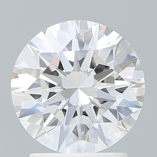 2.07 Carat Round Shaped, Excellent Cut, F Color, VVS2 Clarity, IGI Certified Lab Grown Diamond