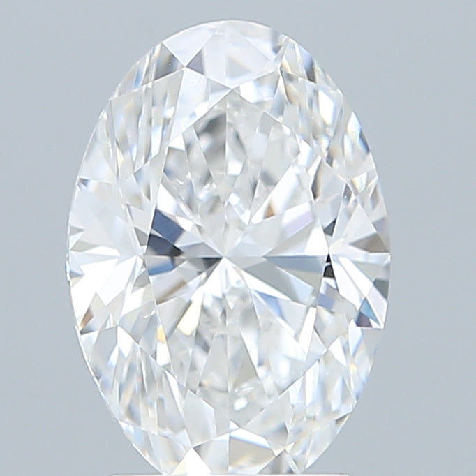 2.06 Carat Oval Shaped, Ideal Cut, E Color, VVS2 Clarity, IGI Certified Lab Grown Diamond