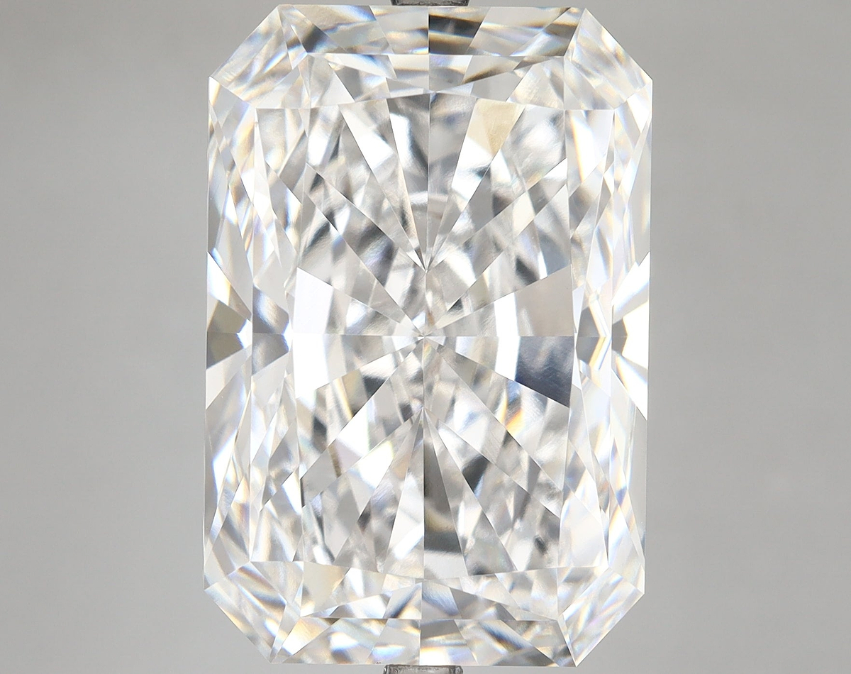17.07 Carat Radiant Shaped, Ideal Cut, E Color, VVS2 Clarity, IGI Certified Lab Grown Diamond