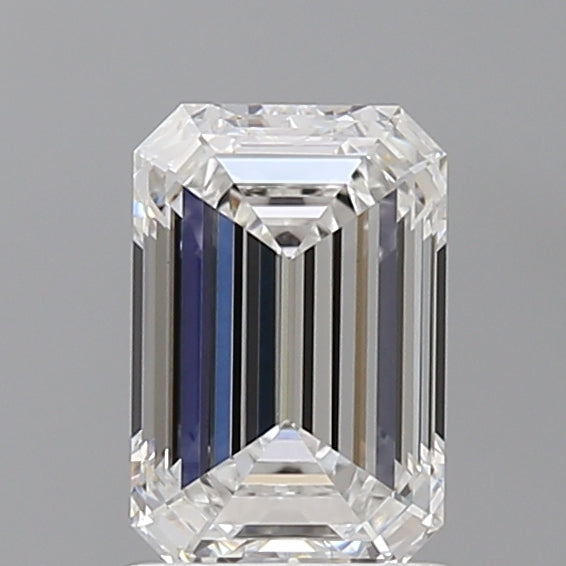 1.59 Carat Emerald Shaped, Excellent Cut, D Color, VVS2 Clarity, IGI Certified Lab Grown Diamond