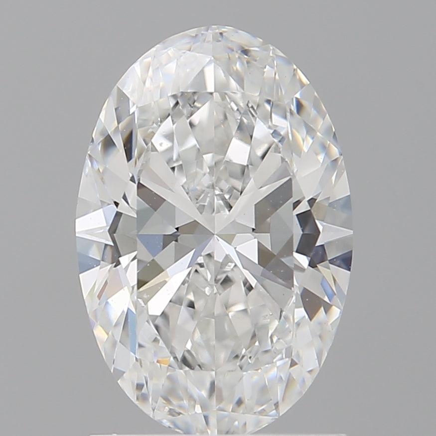 1.52 Carat Oval Shaped, Ideal Cut, E Color, VVS2 Clarity, IGI Certified Lab Grown Diamond