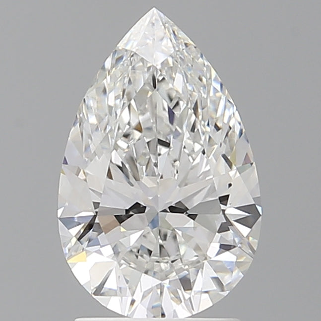 2.09 Carat Pear Shaped, Ideal Cut, D Color, VVS2 Clarity, IGI Certified Lab Grown Diamond