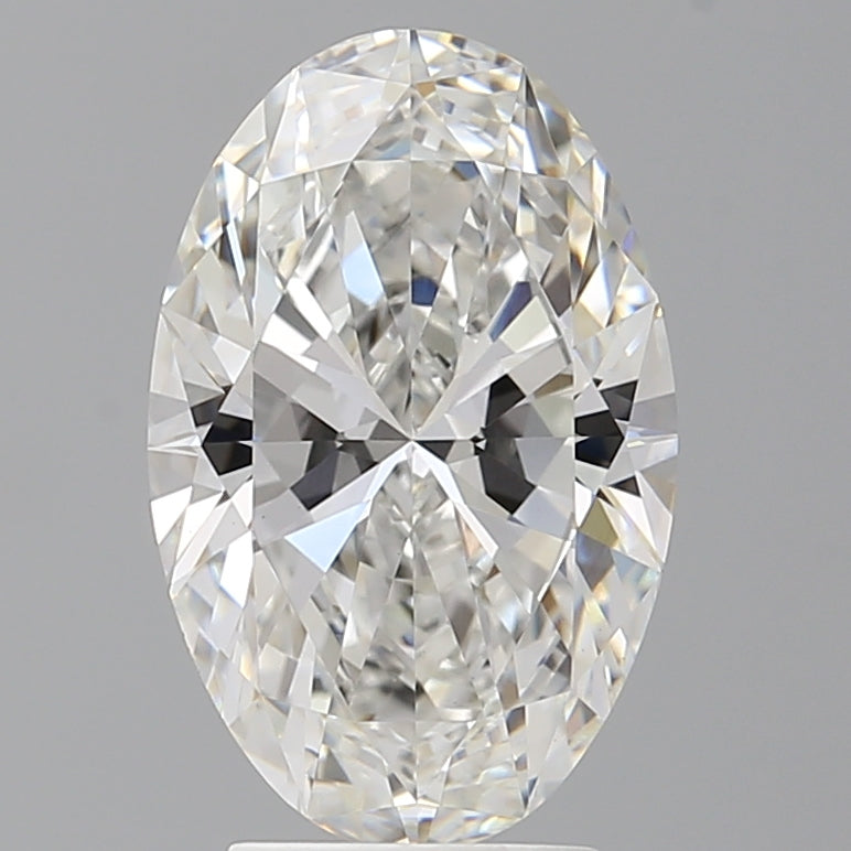 3.57 Carat Oval Shaped, Ideal Cut, F Color, VVS2 Clarity, IGI Certified Lab Grown Diamond