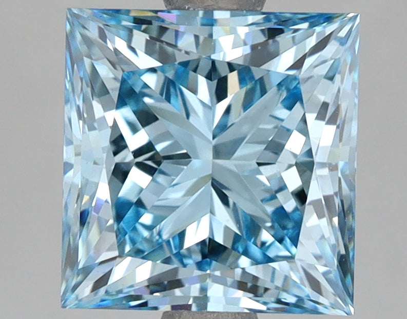 3.21 Carat Princess Shaped, Ideal Cut, VS1 Clarity, IGI Certified Lab Grown Diamond