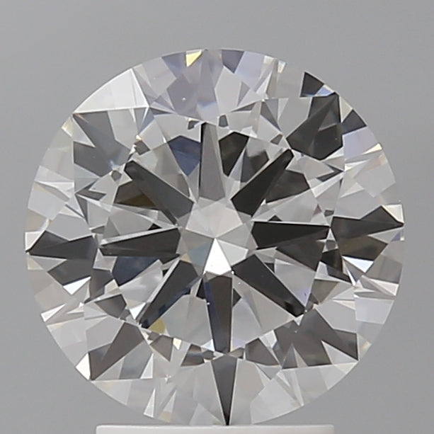3.06 Carat Round Shaped, Excellent Cut, F Color, VVS2 Clarity, IGI Certified Lab Grown Diamond