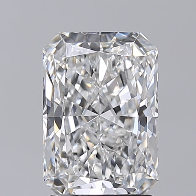 2.01 Carat Radiant Shaped, Excellent Cut, E Color, VS1 Clarity, IGI Certified Lab Grown Diamond
