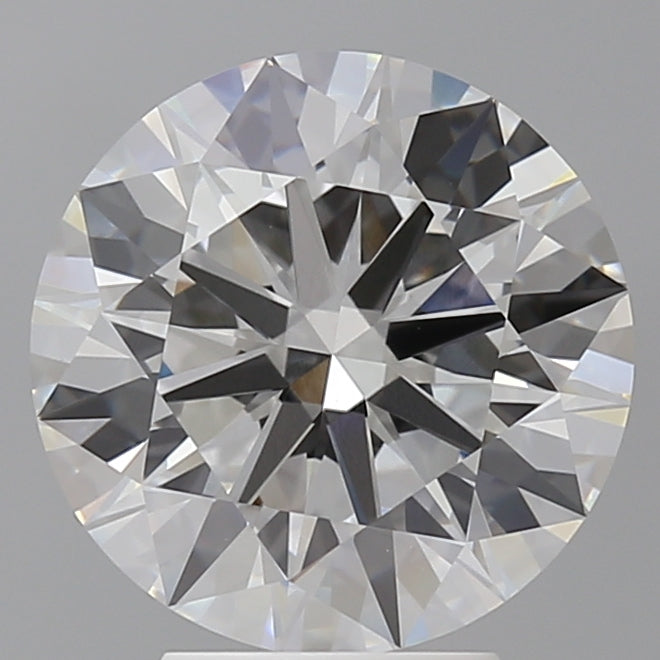 4.55 Carat Round Shaped, Excellent Cut, F Color, VVS2 Clarity, IGI Certified Lab Grown Diamond