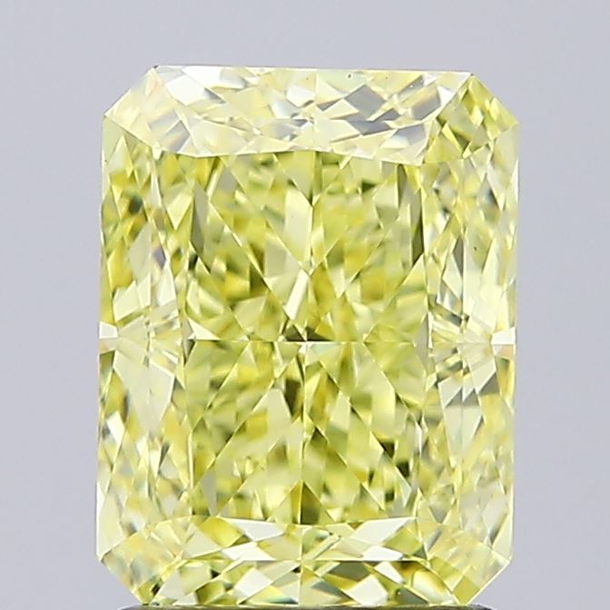 1.92 Carat Radiant Shaped, Ideal Cut, VVS2 Clarity, IGI Certified Lab Grown Diamond