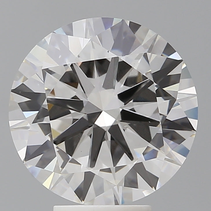 5.52 Carat Round Shaped, Excellent Cut, F Color, VS1 Clarity, IGI Certified Lab Grown Diamond