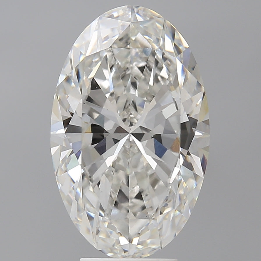 5.59 Carat Oval Shaped, Ideal Cut, F Color, VVS2 Clarity, IGI Certified Lab Grown Diamond