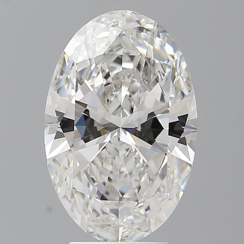 4.10 Carat Oval Shaped, Ideal Cut, E Color, VVS2 Clarity, IGI Certified Lab Grown Diamond