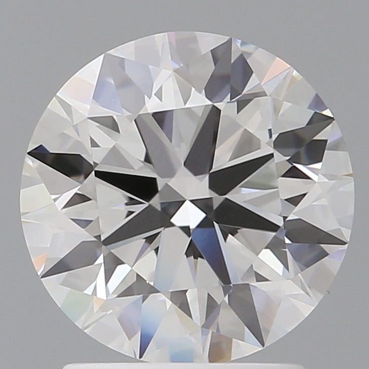 2.10 Carat Round Shaped, Ideal Cut, E Color, VVS2 Clarity, IGI Certified Lab Grown Diamond