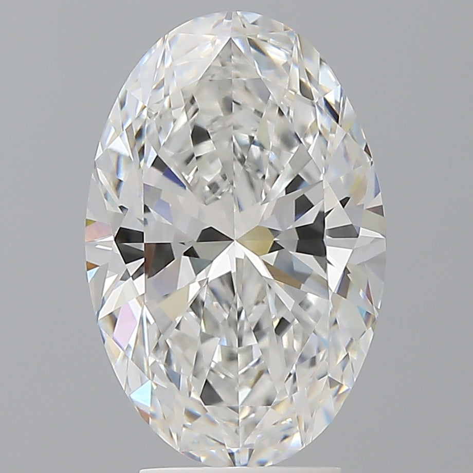4.09 Carat Oval Shaped, Ideal Cut, E Color, VVS2 Clarity, IGI Certified Lab Grown Diamond