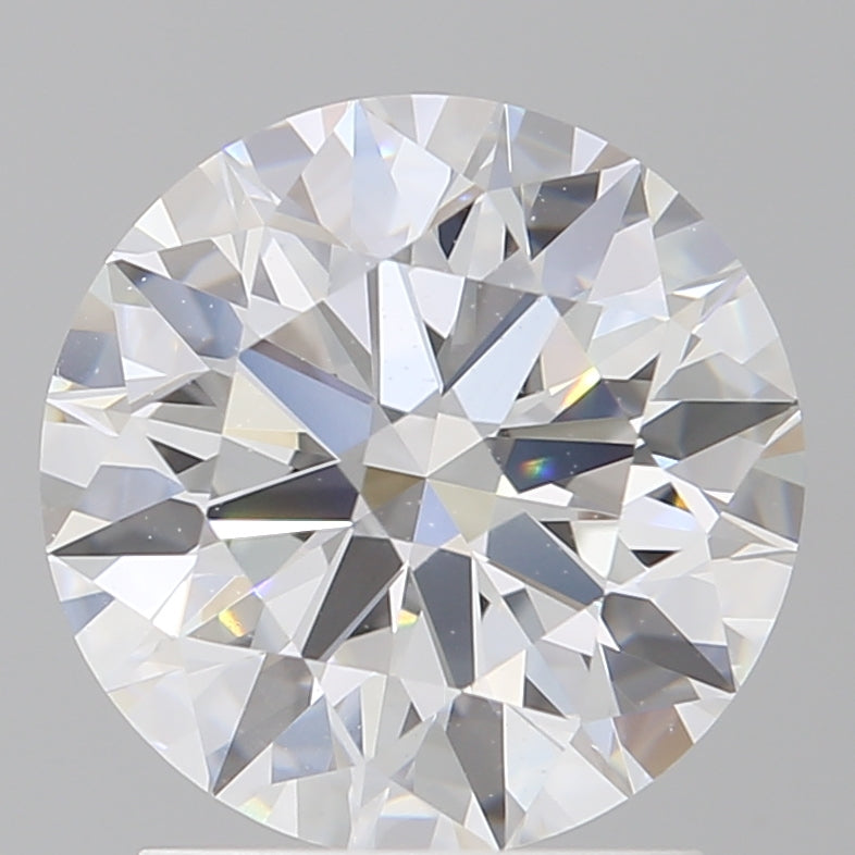 2.01 Carat Round Shaped, Ideal Cut, E Color, VVS2 Clarity, IGI Certified Lab Grown Diamond