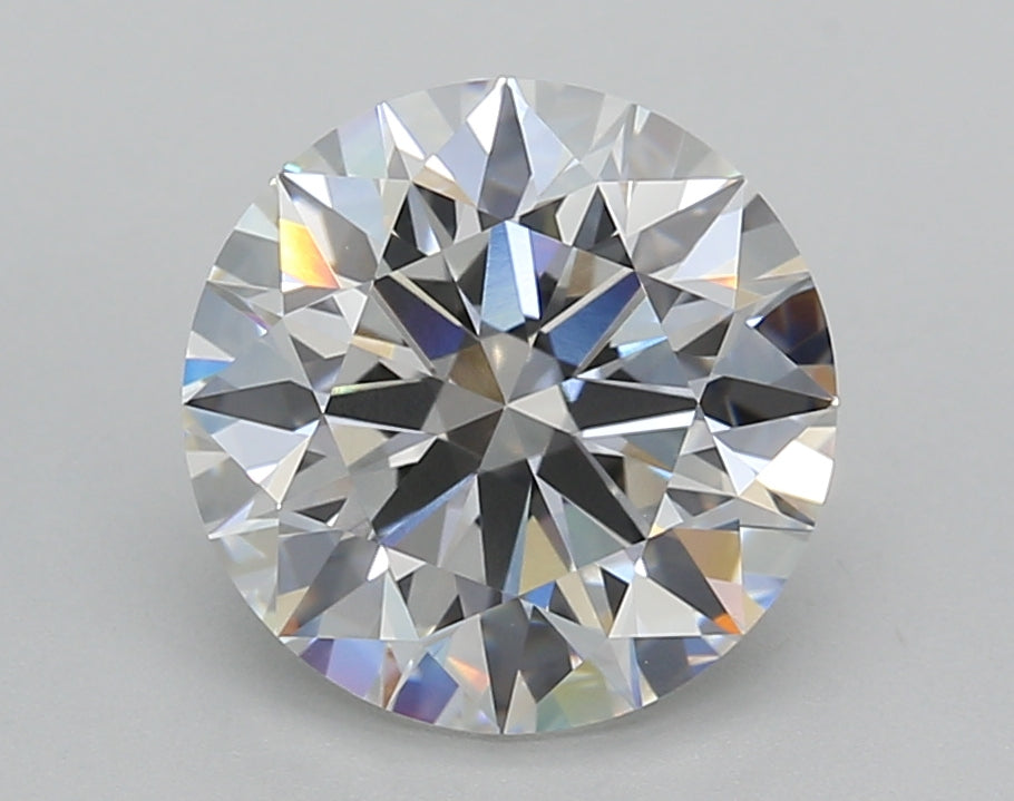 3.02 Carat Round Shaped, Ideal Cut, E Color, VVS2 Clarity, IGI Certified Lab Grown Diamond