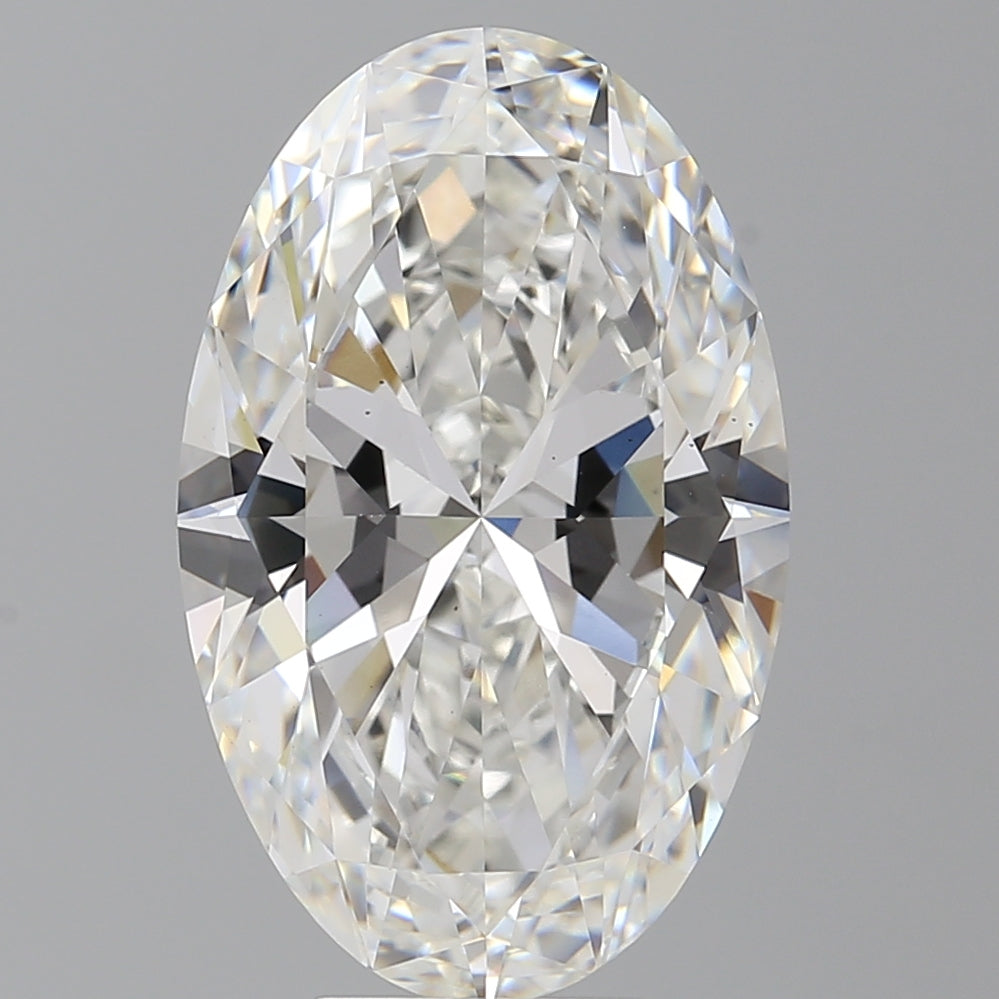 7.52 Carat Oval Shaped, Ideal Cut, F Color, VS2 Clarity, IGI Certified Lab Grown Diamond