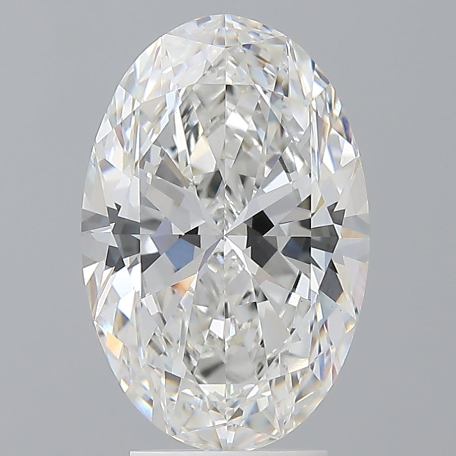 4.01 Carat Oval Shaped, Ideal Cut, E Color, VVS2 Clarity, IGI Certified Lab Grown Diamond