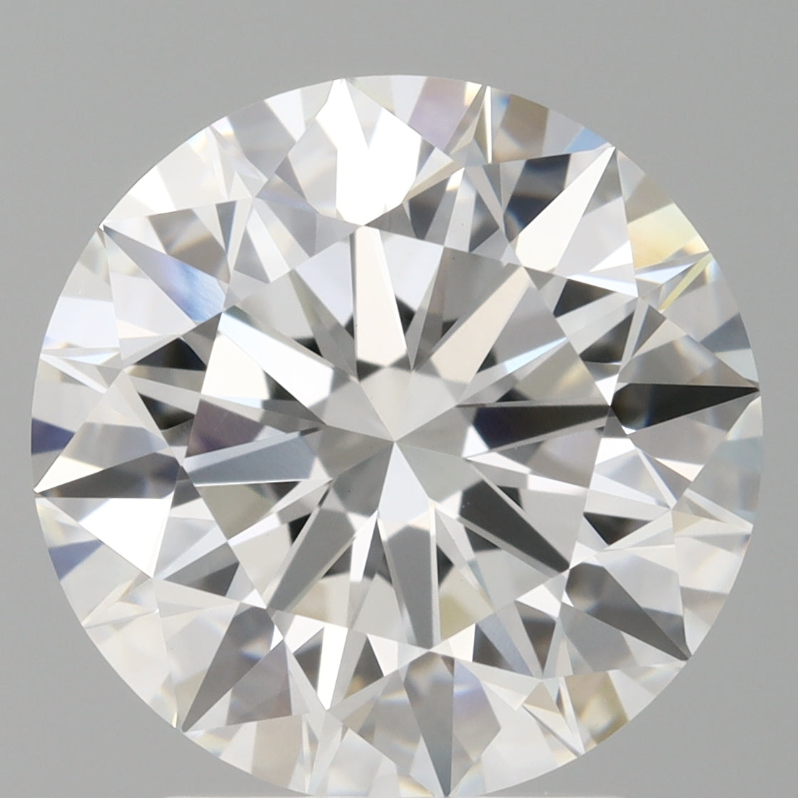 3.05 Carat Round Shaped, Ideal Cut, E Color, VVS2 Clarity, IGI Certified Lab Grown Diamond