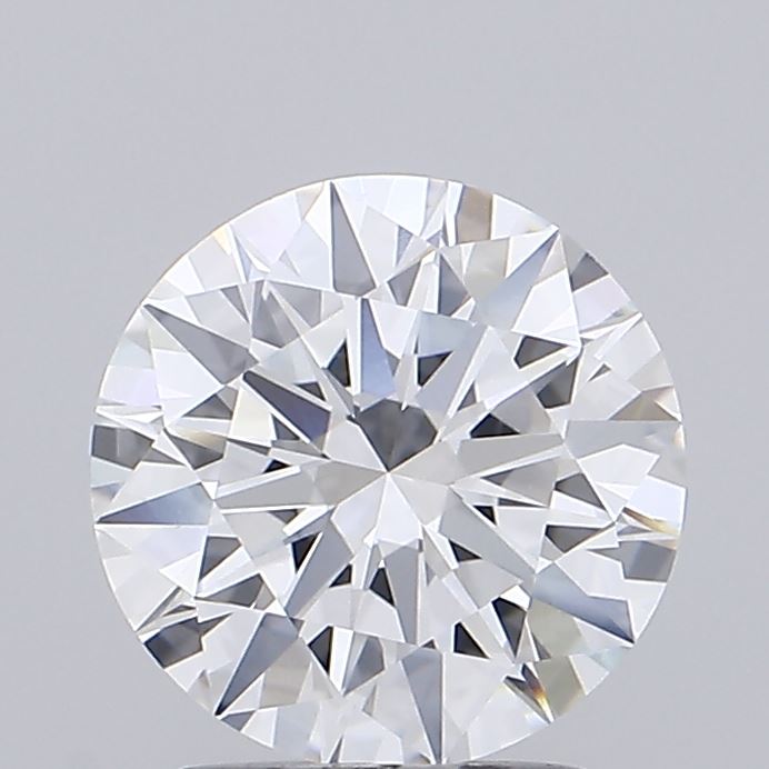 2.08 Carat Round Shaped, Ideal Cut, D Color, VVS2 Clarity, IGI Certified Lab Grown Diamond