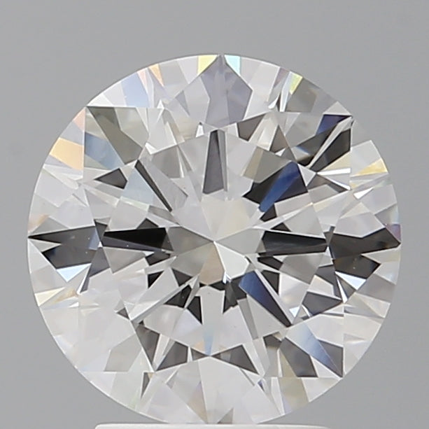 3.10 Carat Round Shaped, Excellent Cut, F Color, VVS2 Clarity, IGI Certified Lab Grown Diamond