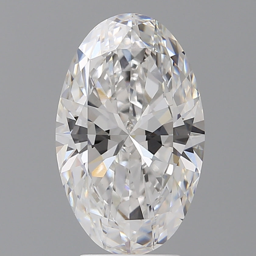 4.03 Carat Oval Shaped, Ideal Cut, E Color, VVS2 Clarity, IGI Certified Lab Grown Diamond