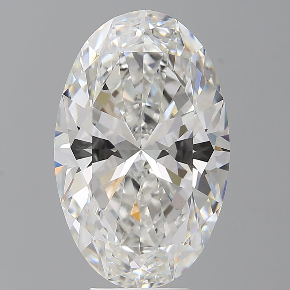 7.08 Carat Oval Shaped, Ideal Cut, E Color, VVS2 Clarity, IGI Certified Lab Grown Diamond