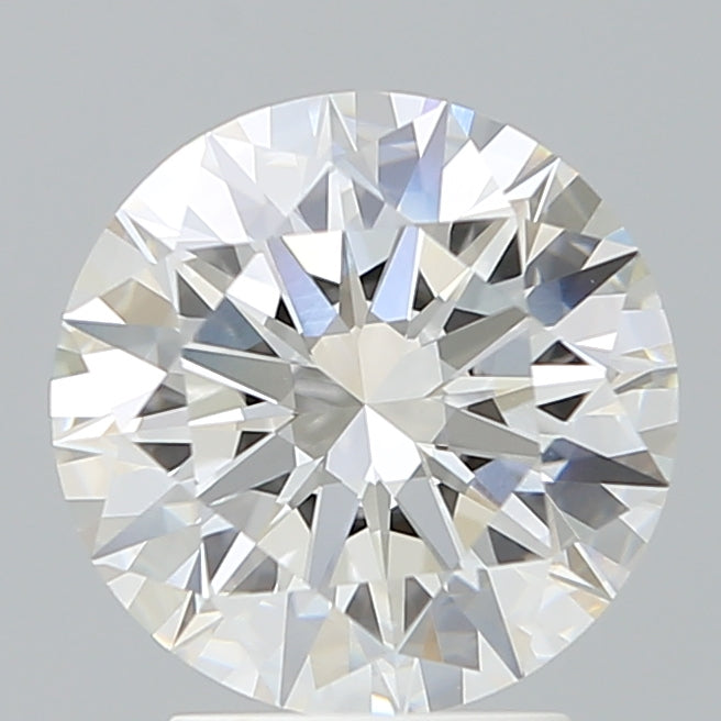 3.09 Carat Round Shaped, Ideal Cut, F Color, VVS2 Clarity, IGI Certified Lab Grown Diamond