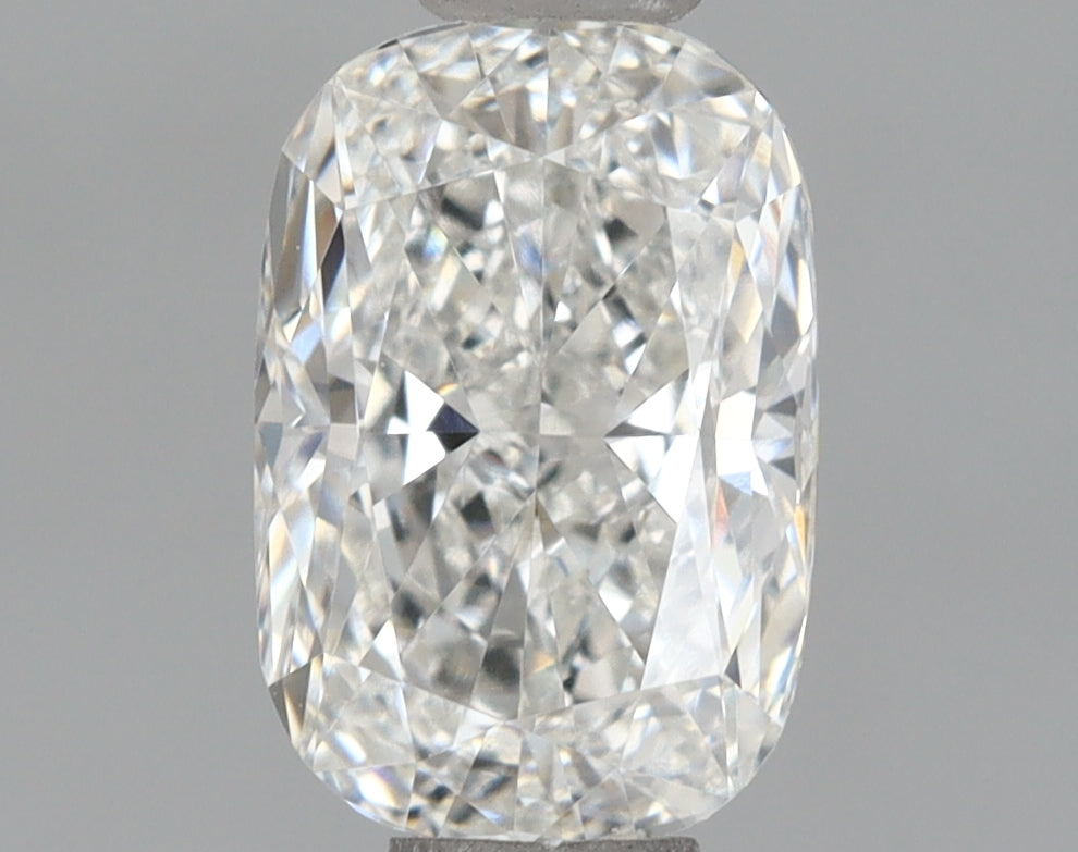 1.10 Carat Cushion Shaped, Ideal Cut, F Color, VVS2 Clarity, IGI Certified Lab Grown Diamond