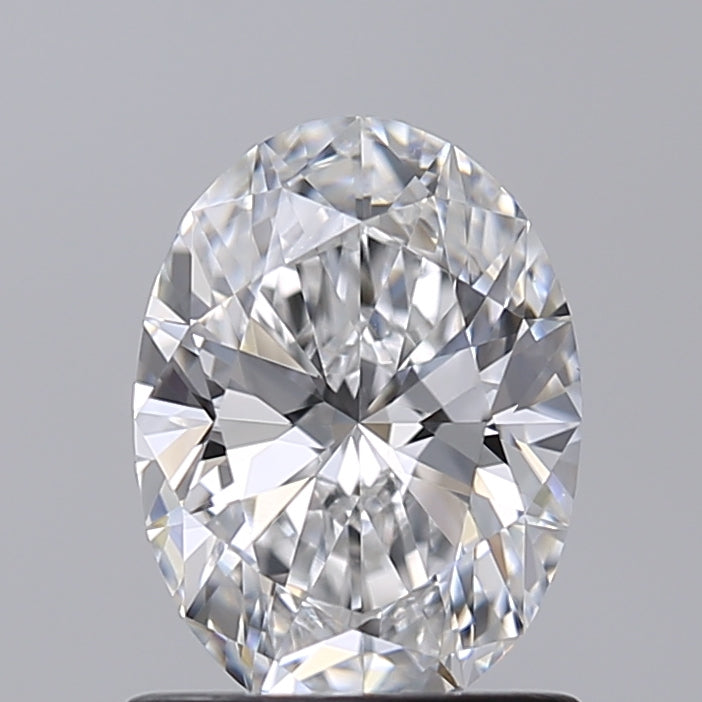 1.00 Carat Oval Shaped, Excellent Cut, D Color, VVS2 Clarity, IGI Certified Lab Grown Diamond