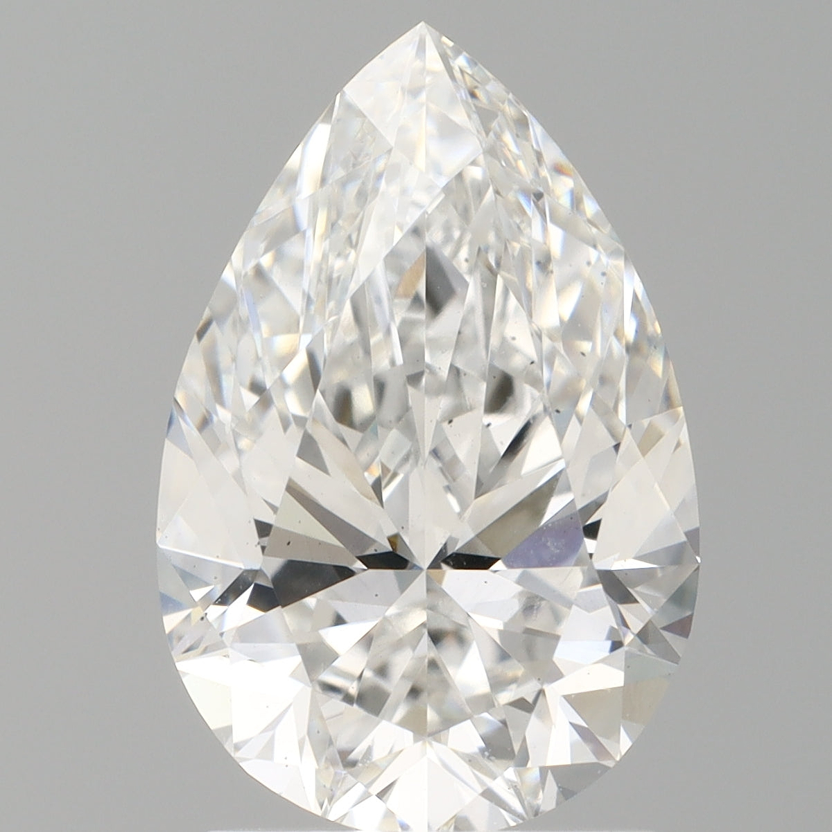 2.05 Carat Pear Shaped, Ideal Cut, E Color, VS2 Clarity, IGI Certified Lab Grown Diamond