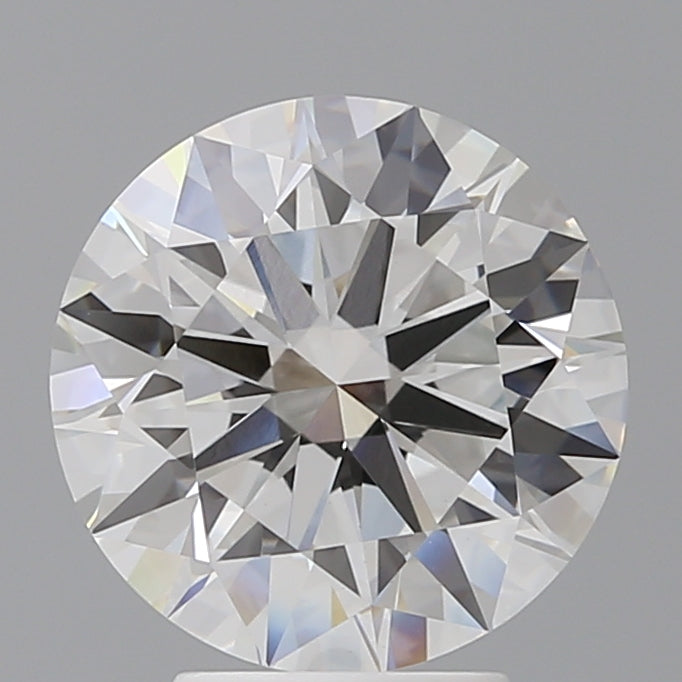 4.09 Carat Round Shaped, Ideal Cut, F Color, VVS2 Clarity, IGI Certified Lab Grown Diamond