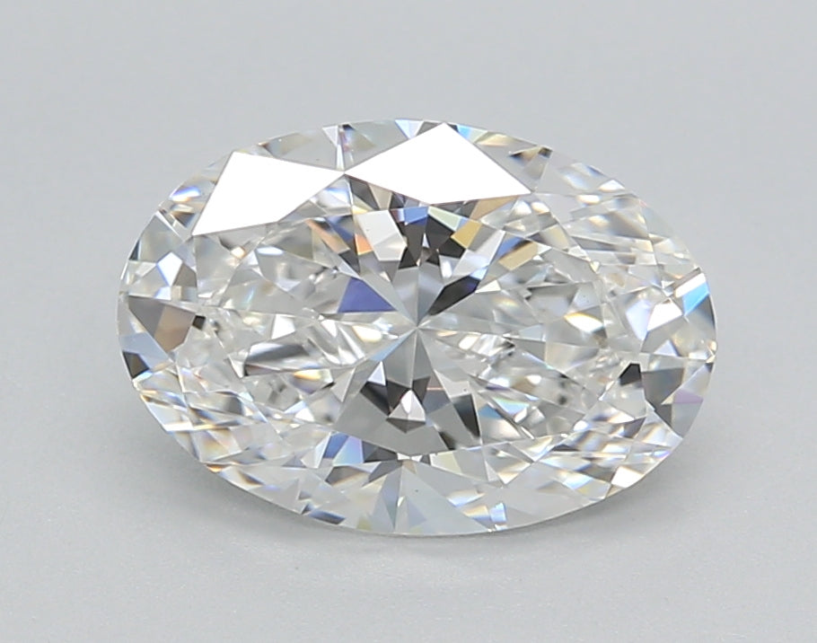 2.02 Carat Oval Shaped, Excellent Cut, D Color, VVS2 Clarity, IGI Certified Lab Grown Diamond
