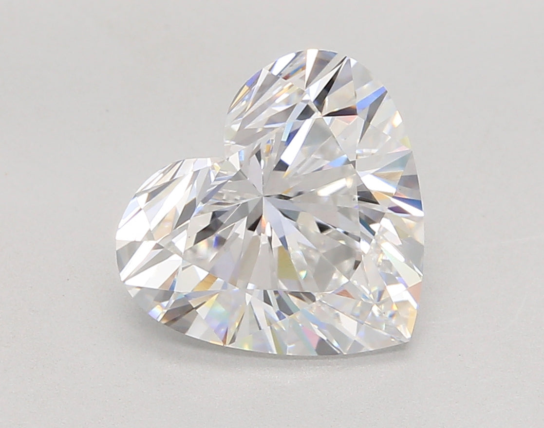 4.44 Carat Heart Shaped, Ideal Cut, D Color, VS1 Clarity, IGI Certified Lab Grown Diamond