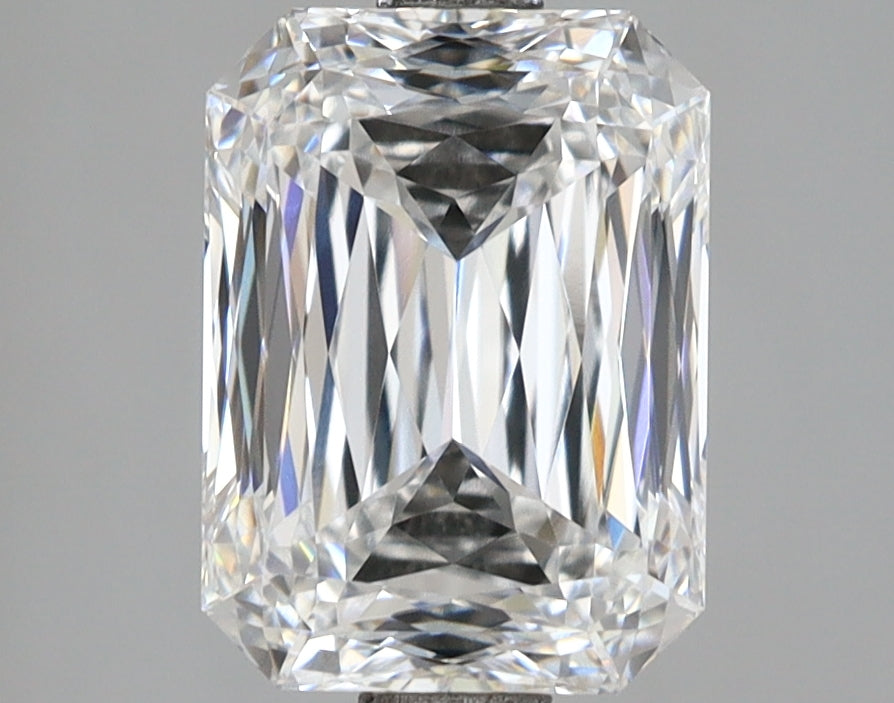 3.02 Carat Radiant Shaped, Ideal Cut, E Color, VVS1 Clarity, IGI Certified Lab Grown Diamond